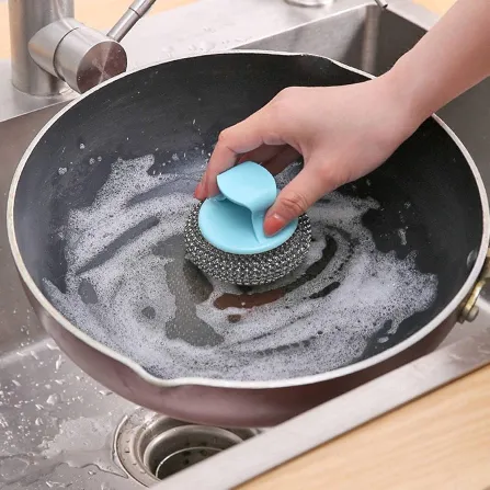 Detachable Cleaning Sponge Kitchen Dish Brush (1 pc)